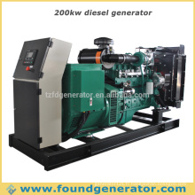 Générateur diesel 200kw ouvert open type CE